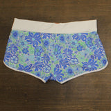 Raisins Aloha Board Foldover Drawstring Swim Shorts White / Blue Multi XL