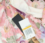 City Studios Juniors Tiered Tie-Bodice Dress Pink Multi 3