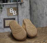 Rockdove Womens Plush Faux Fur Collar Bootie Slippers 68238f63aa91b Brown 6M