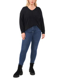 Vince Camuto Womens Plus Size Cozy V-Neck Long Sleeve Sweater 9261255