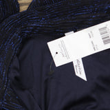 Ny Collection Womens Plus Size Mesh Dress with Long Sleeves Navy Blue 1X