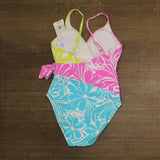 Bleu By Rod Beattie to Me Printed Surplice-Front One-Piece Swimsuit Multi Pink 4