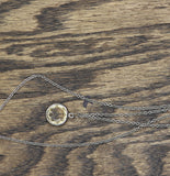 New York & Company Triple Tier Multi Pendant Necklace Silver Gray Multi 17" + 3"