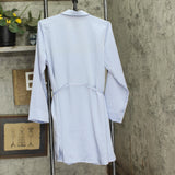 State of Day Womens Silk Touch Self-Tie Robe 100180215MS Eventice Blue XS