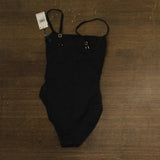 La Blanca Standard Island Goddess Lingerie One Piece Swimsuit Black Noire 4