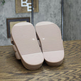 Steve Madden Womens Motte Faux Leather Slide Sandals MOTT03S1 Taupe Brown 6M