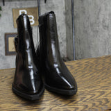 Wild Fable Giovanna Buckle Western Ankle Boots Memory Foam Insole Black 9.5M
