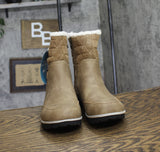 JBU Womens Glasgow Water Resistant Bootie B2GLG54 Taupe Brown 9M