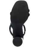 Dv Dolce Vita Women's Myla Strappy Block-Heel Sandals Shoes Black Patent 11M