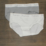 Hanes Premium Women's 2pk Boyfriend Hipster Briefs EE41A4 Color May Vary M