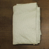 Hotel Collection Cotton Quilted Willow Bloom Coverlet Mint Green Full / Queen