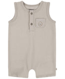 Huggies Baby Boys Sleeveless Romper 6Z2713K Beige Brown 24 Months
