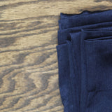 Regal Home Rod Pocket Light-Filtering Single Curtain Panel Navy Blue 50x84