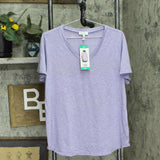 Jessica Simpson Womens Short Flutter Sleeve V-Neck Shirt Top 1685886