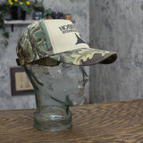 New Look Mens Vintage Hoss's 2006 Strapback Baseball Cap Hat Green Camo OS