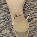 A New Day Womens Stacy Mule Heels 89530523 Clear Brown 6M