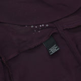 R&M Richards Womens Sheer Evening Jacket Embellished Purple 16W