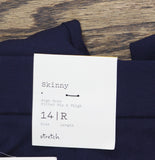 A New Day Womens High-Rise Skinny Ankle Pull-on Pants 93011556 Navy Blue 14