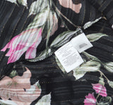 Rachel by Rachel Roy Belted Chiffon Midi Dress Cascade Garden Black Multi 10