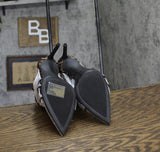 INC International Concepts Dress Sandals Stiletto Heels Leopard Brown 7.5M