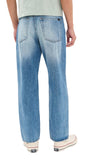 PS Paul Smith Mens Relaxed Fit Zip Fly Jeans Light Base Blue 33R