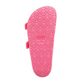 Shade & Shore Womens Neida Eva Two Band Footbed Sandals 86509395 Hot Pink 10M