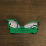 Bar III Summer Solids Knot-Front Bikini Top MBSS25156 Green Rush S
