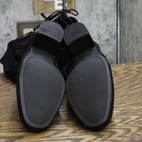 Sugar Womens Ollie Heels Round Toe Over-The-Knee Boots Black Micro 9.5M