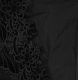 Aqua Womens Lace Puff Sleeve Mini Dress IDM12303 Black S