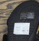 Bearpaw II Hook & Loop Microsuede Cork Footbed Gladiator Sandals Black 10W