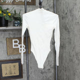 Tiger Mist Womens Marley Cutout Bodysuit TM5444 Cream Off White S