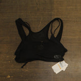 Becca Womens Standard Muse Layered Bralette Bikini Top 733257 Black S