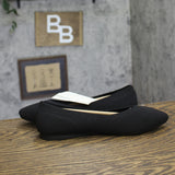A New Day Womens Claire Knit Washable Ballet Flats 90441301 Black 8M