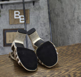 Bella Vita Womens Aliette Dress Sandals Block Heel ALIET Gold Metallic 9.5W