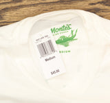 Monte's Fine Foods Eat Better Graphic Short Sleeve Pocket T-Shirt Tee White M