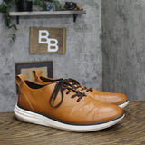 Goodfellow & Co Mens Lace Up Luis Hybrid Oxford Sneakers Cognac Brown 10