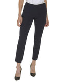 Tommy Hilfiger Women's Mid-Rise Side-Zip Flex Fit Pants H28PA268