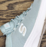 S Sport By Skechers Womens Rummie 2.0 Memory Foam Pull On Sneakers Aqua Blue 7M