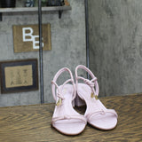 Arezzo Camila Mid-Block Strap Sandal Soft Violet Purple 7B