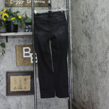 NYDJ Womens Marilyn Straight Leg Jeans Black Wash 00P