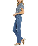 NYDJ Womens Marilyn Straight Leg Jeans MMSLMS2299 Sweetbay Blue 4