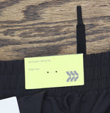 All In Motion Womens Athletic Quick Dry Lined Pocketed Running Shorts Black M