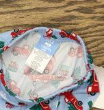 Max & Olivia Toddler Boys Christmas Trucks Pajama Pants Blue Multi 3T