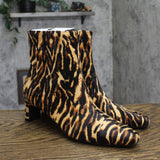 A New Day Womens Tigris Boots Block Heel Bootie 94568633 Brown Multi 11M