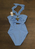 Soluna Womens Buckle-up Convertible One-Piece Swimsuit 2681352 Coastline Blue S