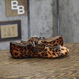 A New Day Tasmin Leopard Print Velvet Flats 94568225 Leopard Brown Multi 6M