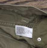 Woolrich X TGT Mid-Rise Straight Fit Cargo Pants Twill Jeans Olive Green 34x32