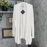 Ava & Viv Women's Plus Size Flowy Collared Open Layering Cardigan 562256
