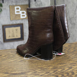 A New Day Womens Cairo Boots Block Heel Knee High 94568707 Brown 5M