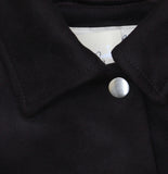 Universal Thread Suede Long Sleeve Snap Front Pocket Fashion Jacket Brown XS